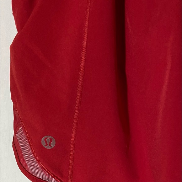 Lululemon Athletica Bold Red Athletic Shorts - Picture 5 of 6